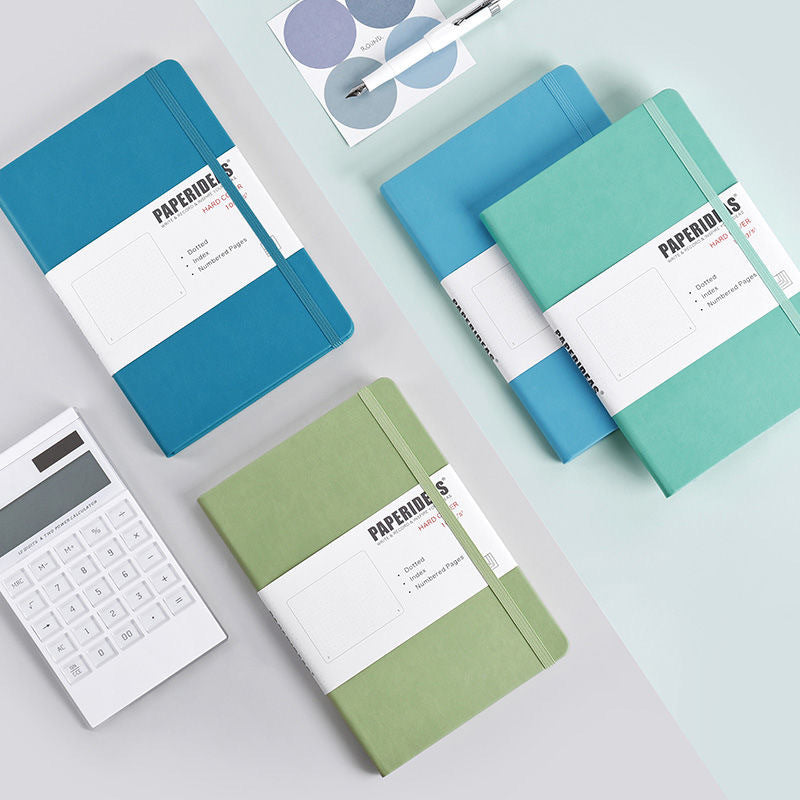 Pagenumber Strap Notebook (Blue)