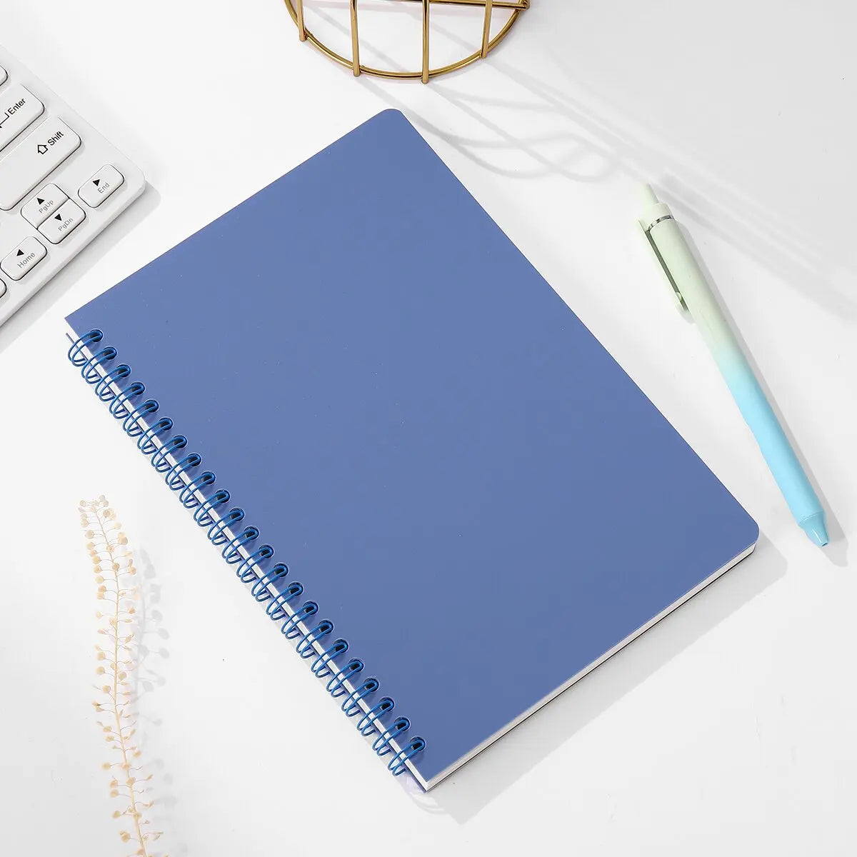 vcvbvo Sprial Notebook (cyan)