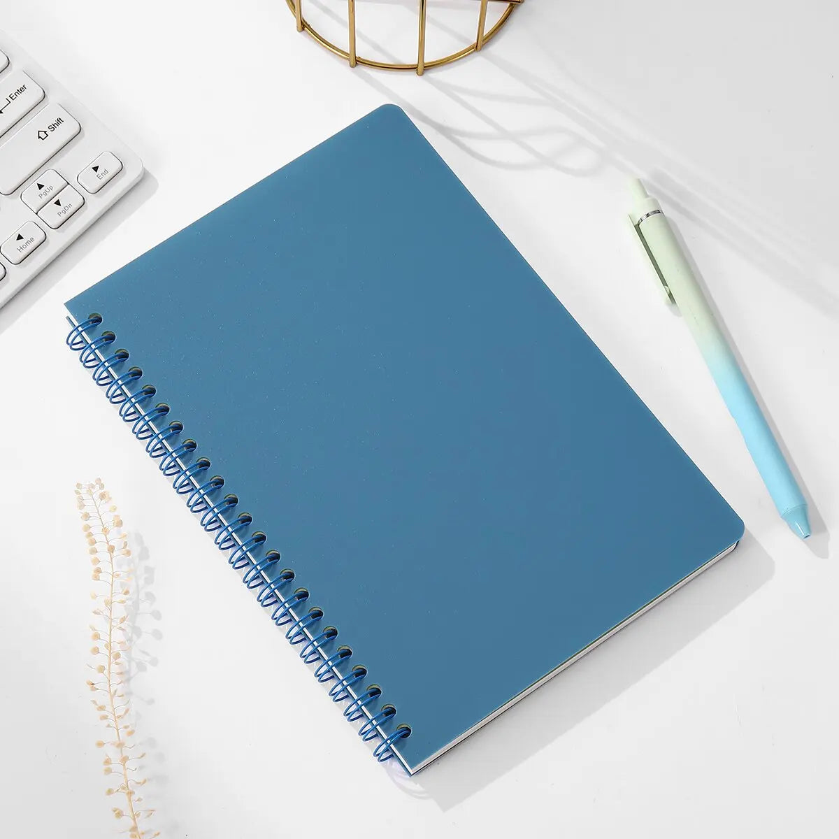 vcvbvo Sprial Notebook (cyan)
