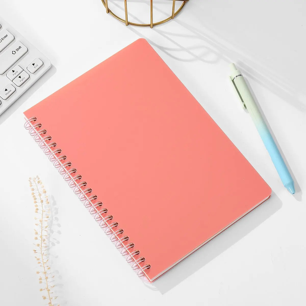 vcvbvo Sprial Notebook (cyan)
