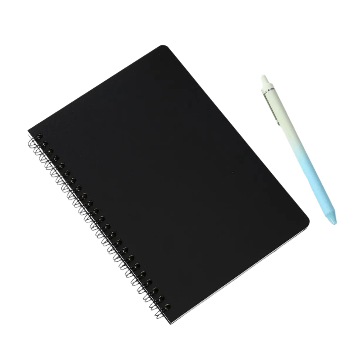 spiral notebook black