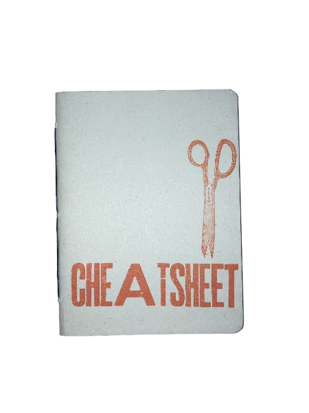 Letterpress Notebook Cheatsheet
