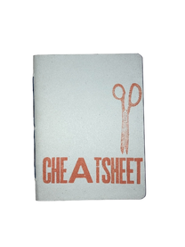 Letterpress Notebook Cheatsheet